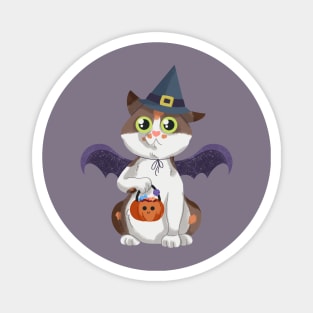 Halloween Cat Magnet